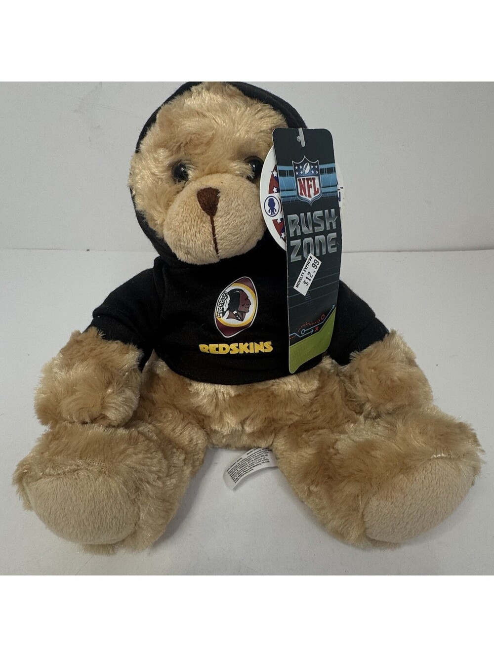 Washington Redskins NFL Rush Zone RallyMen Bean Bag Teddy Bear Plush NWT 9”